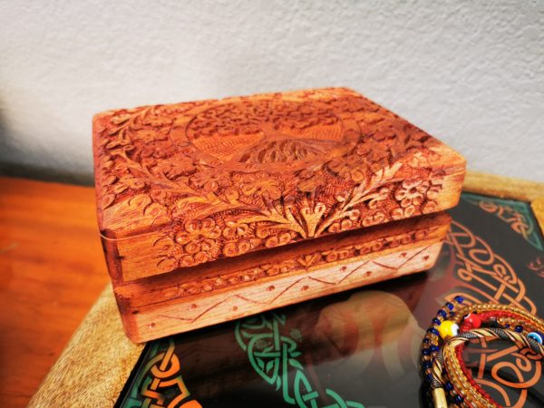 Portable Spiritual Altar Box Set (Filigree Tree of Life)